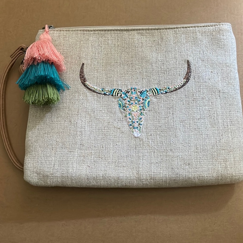 Sakroots bull head tassel WRISLET large